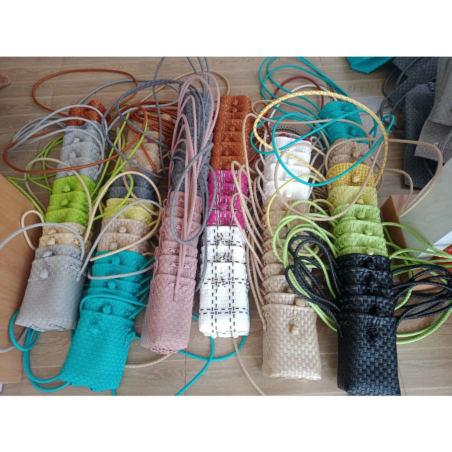 jali mini bag selempang / tas jali anyaman/ Tas Anyaman Plastik Murah/ Tas Selempang Wanita Premium