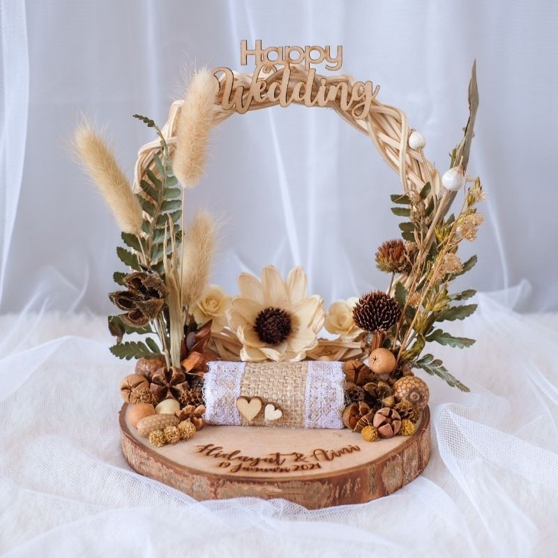 Ring Box Tempat Cincin Lamaran Pernikahan Kotak Cincin Rustic Tempat Cincin Modern Kayu Shopee Indonesia