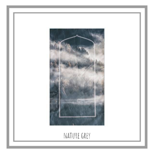 Nature grey - GUMUN Travel Sajadah