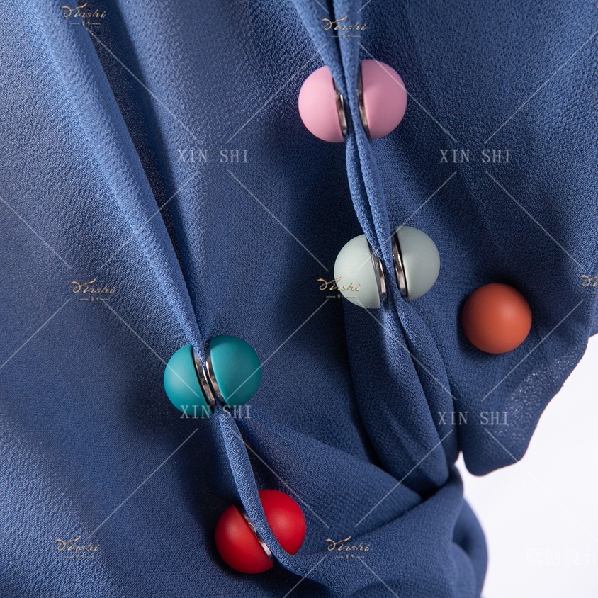 Xs13-warna / Pin / Bros magnet Anti Slip Untuk Aksesoris Syal / Hijab Wanita