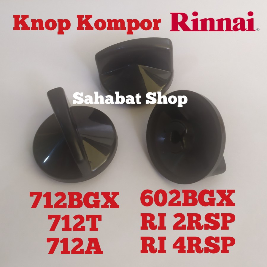 knop / tombol kompor gas rinnai RI-4RSP original 712