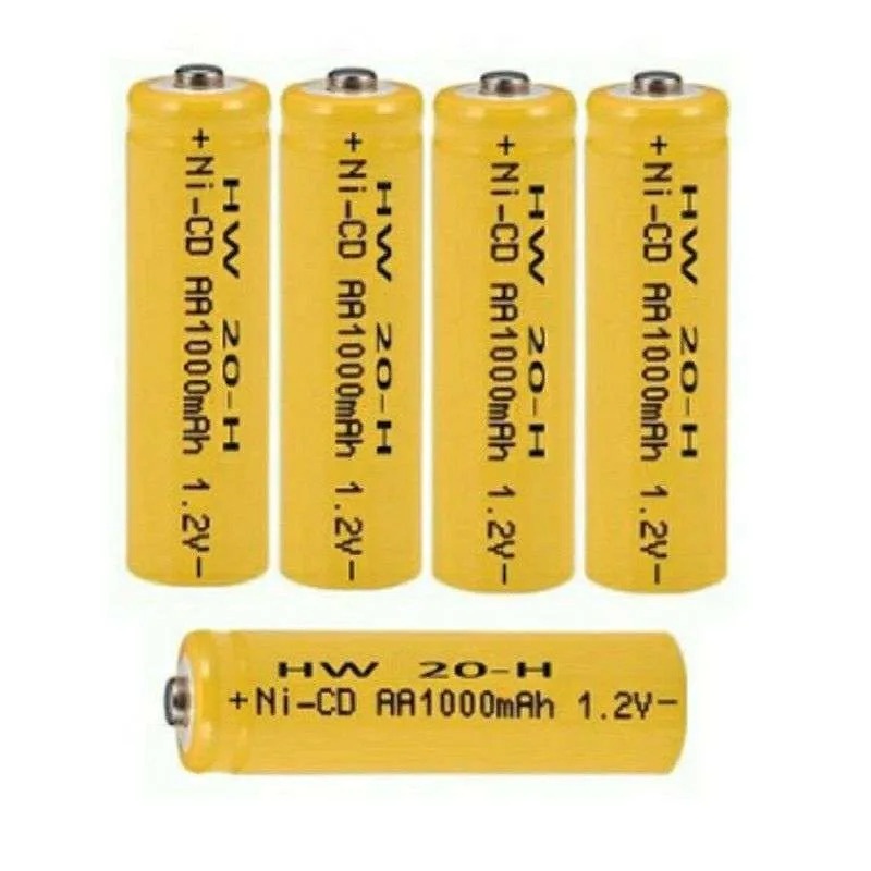 Baterai Rechargeableer Isi Ulang AA A2 1000Mah AAA A3 600Mah 1.2v Battery Batre Cas Ni-Cd