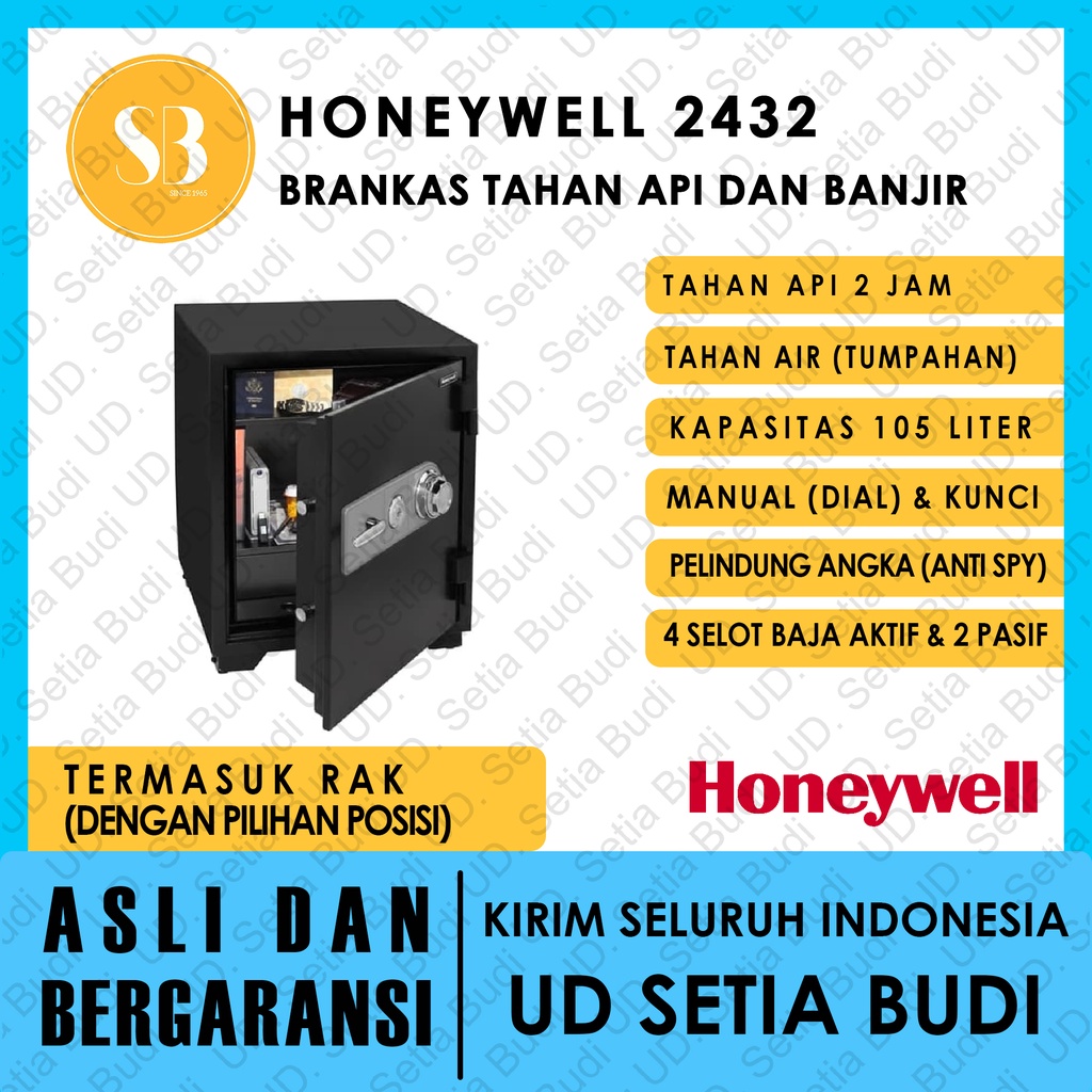 Brankas Honeywell 2432 Asli dan Bergaransi