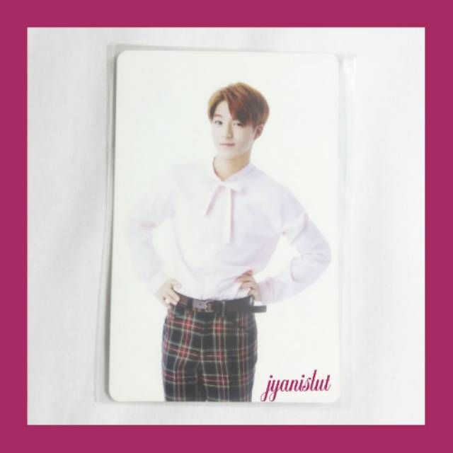 nct jeno cheer event photocard / pc