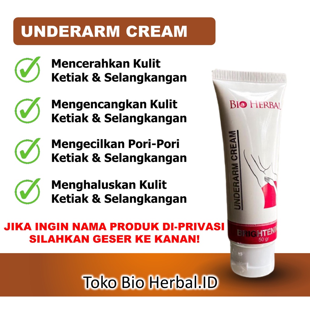 Pemutih Ketiak Ampuh Cream Pemutih Ketiak Underarm Cream Krim Pemutih Ketiak Perawatan Ketiak B12P