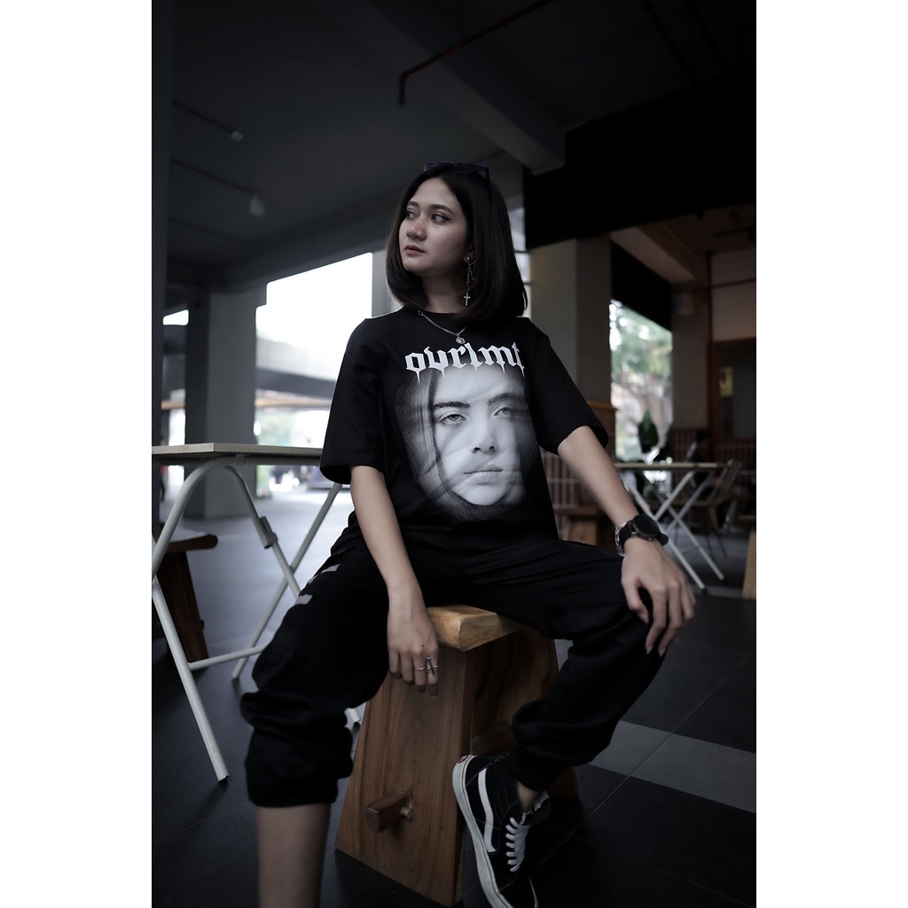 OVERLIMIT BILLIE EILLISH T-SHIRT OVERSIZE | KAOS OVERSIZE | STREETWEAR
