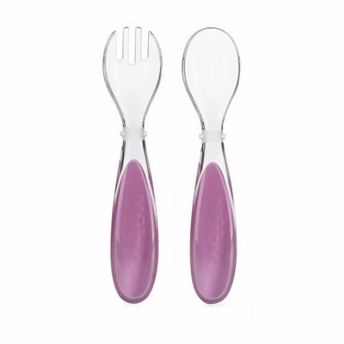 Nuby - Kids Tritan Spoon &amp; Fork
