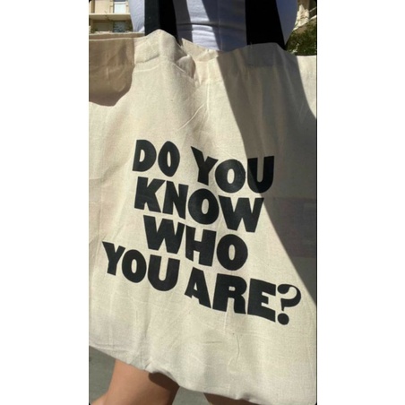 Totebag Do you know who you are (Cirebon cloth)