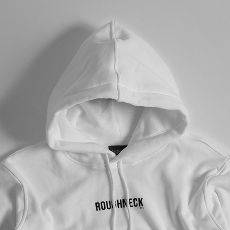 HOODIE ROUGHNECK WARNA PUTIH