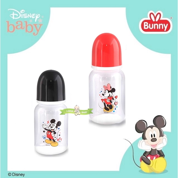 BOSU280 BOTOL SUSU LUSTY BUNNY DISNEY BABY BASIC BOTTLE 125 ML DMM1012