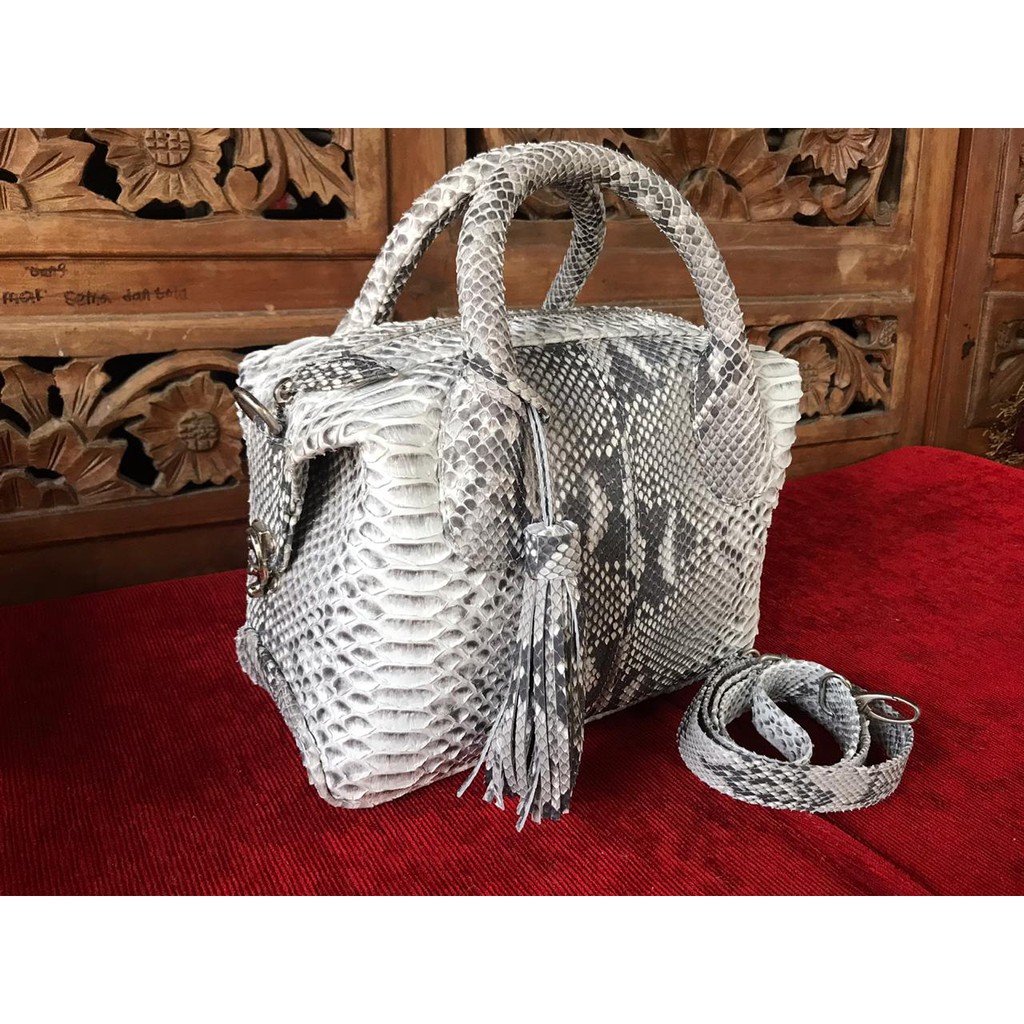 SWANGI Tas Kulit Ular Natalie PO Warna