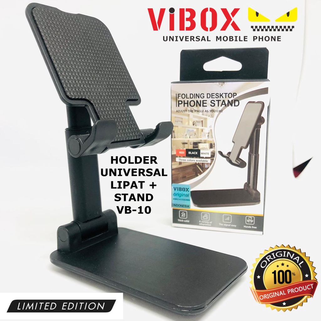 HOLDER PHONE STAND HD - 29 ORIGINAL Liftable Foldable Phone Holder Stand HP VIBOX VB10