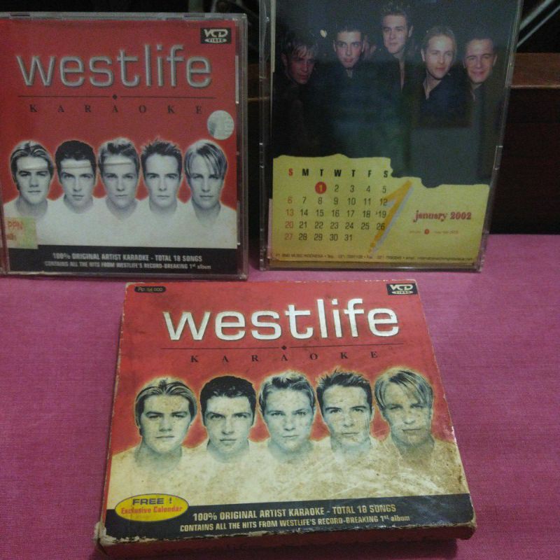 VCD Westlife Karaoke Plus Calendar