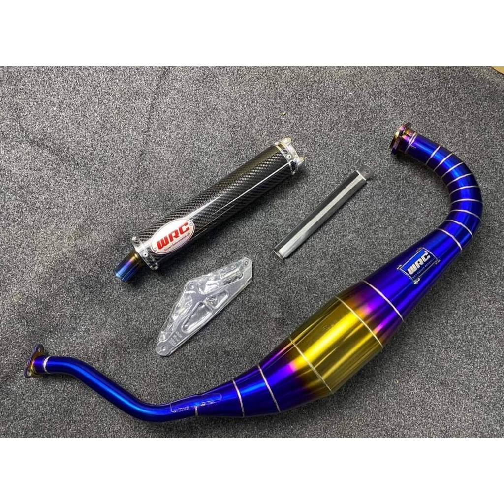 knalpot WAT RACING exhaust WRC thailand bluemoon type cobra NOVA DASH/LS125