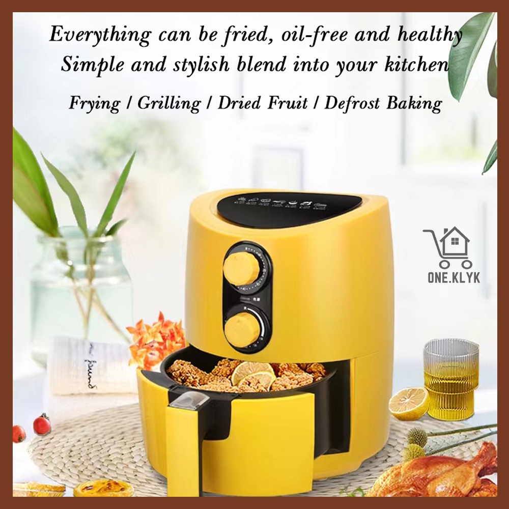 Air Fryer 5 Liter Rakii High Quality Import | Air Fryer Menggoreng Tanpa Minyak