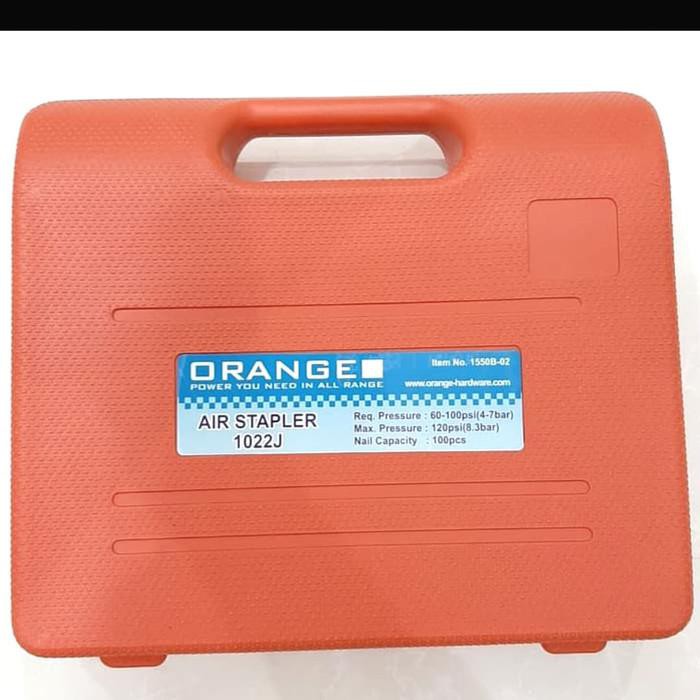 

MESIN AIR NAILER U 1022J / MESIN STAPLES 1022J ORANGE.