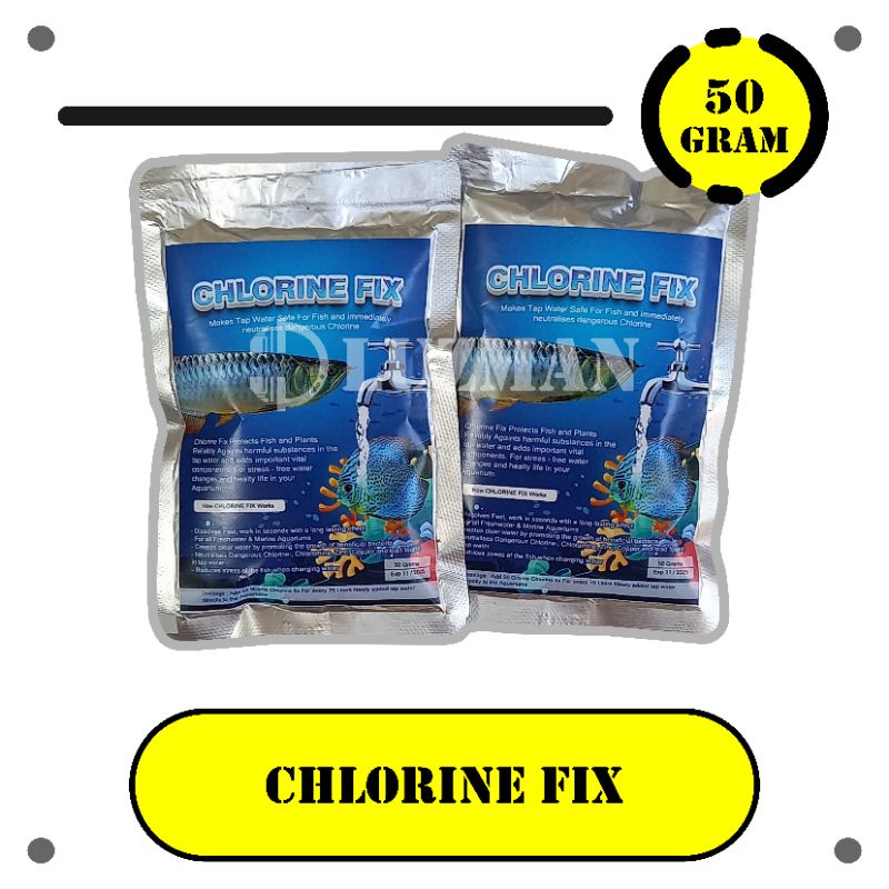 Chlorine Fix – 50 Gram Anti Chlorine Penghilang Kaporit Penjernih Air