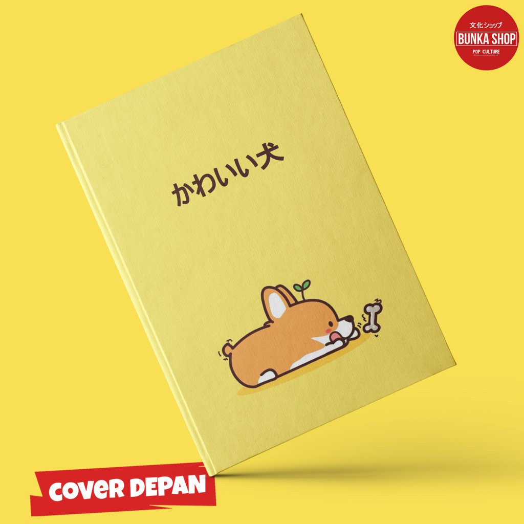 

Notebook Cute Bone and Dog Hardcover A5 Buku Tulis Catatan Note Agenda Planner Jurnal