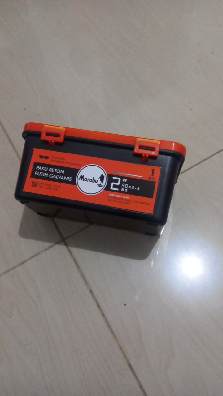 Paku Beton Baja Marabu. Jual Dus-an . Marabu Asli . Paku Tembok Paku Baja