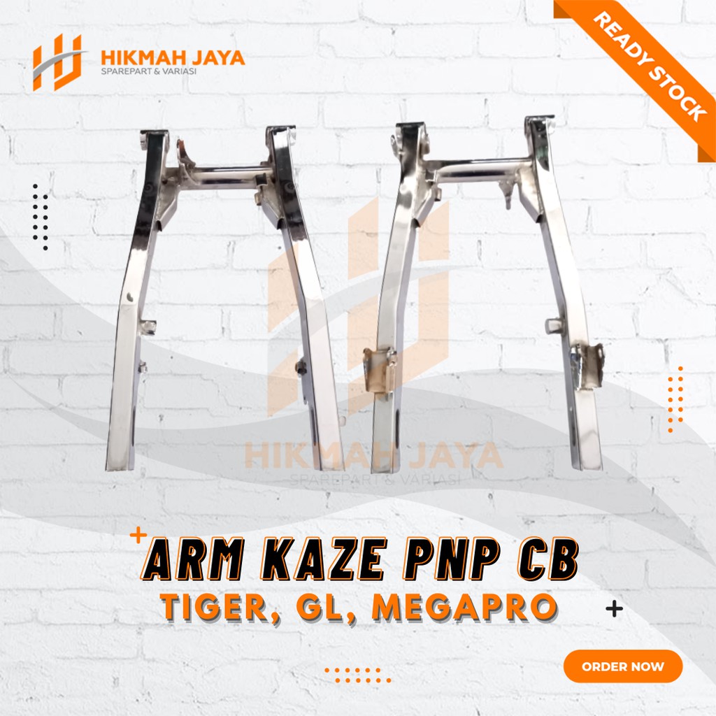 Swing Arm arem Kaze pnp CB TIGER MEGAPRO Tebal Crom Murah