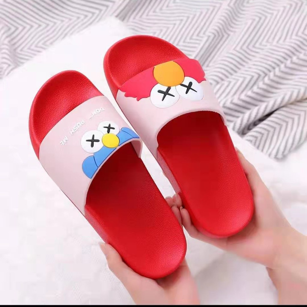 plazababyku SANDAL ELMO imitasi Sandal Anak Selop Karet Import Berkualitas 1-8 Tahun