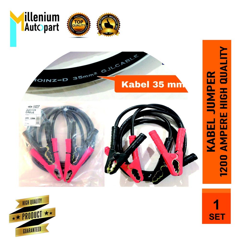 KABEL JUMPER AKI 1200A CAR EMERGENCY BATTERY ACCU CABLE JUMPER JUMBO