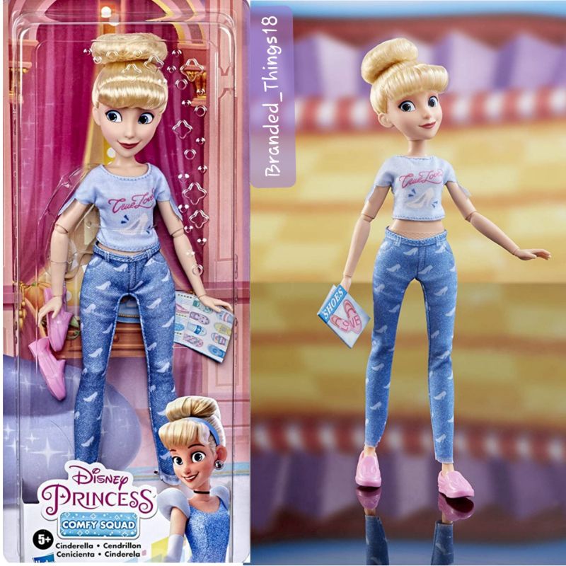 Disney Princess Doll Cinderella Cinderela Blue Jeans Doll from Movie Ralph Break The Internet Comfy 