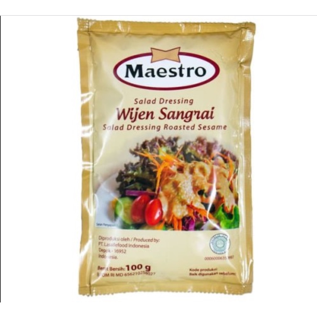 

Maestro Salad Dressing Wijen Sangrai 100 g