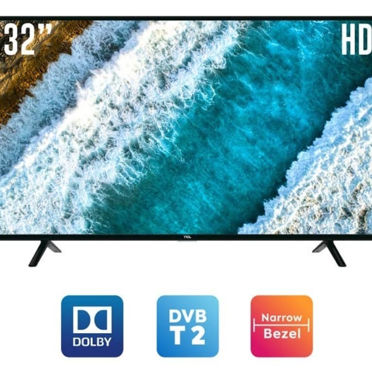 TCL 32 Inch Android Smart LED TV HD Google AI &amp; Dolby Audio (32A3) /  TV 32INCH MURAH ANDROID 11.0