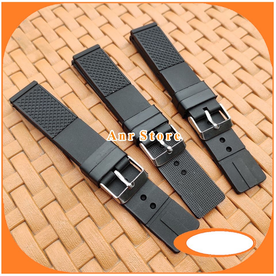 Tali Jam Tangan Karet Rubber 18 mm Watch Band B110