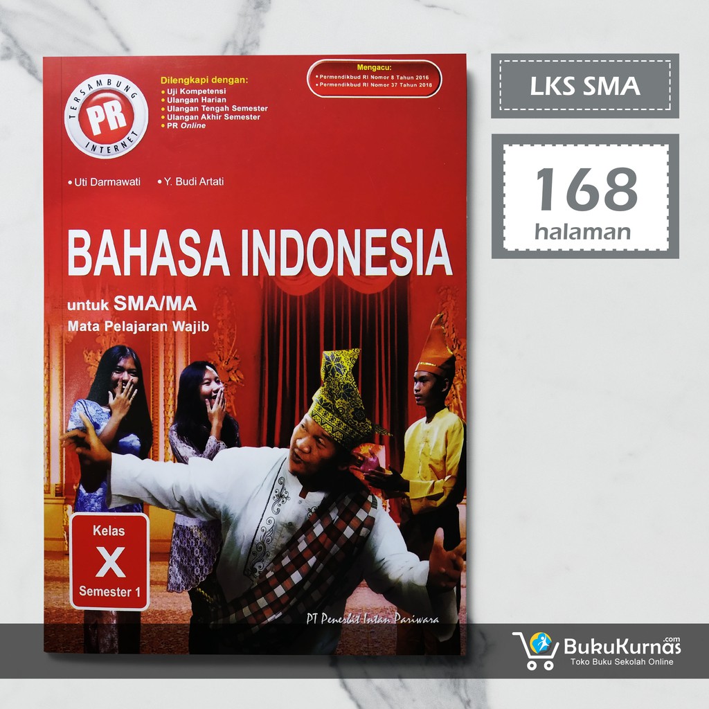 Buku Lks Bahasa Indonesia Kelas 10 Semester 1 Mapel Wajib K13 Intan Pariwara Shopee Indonesia