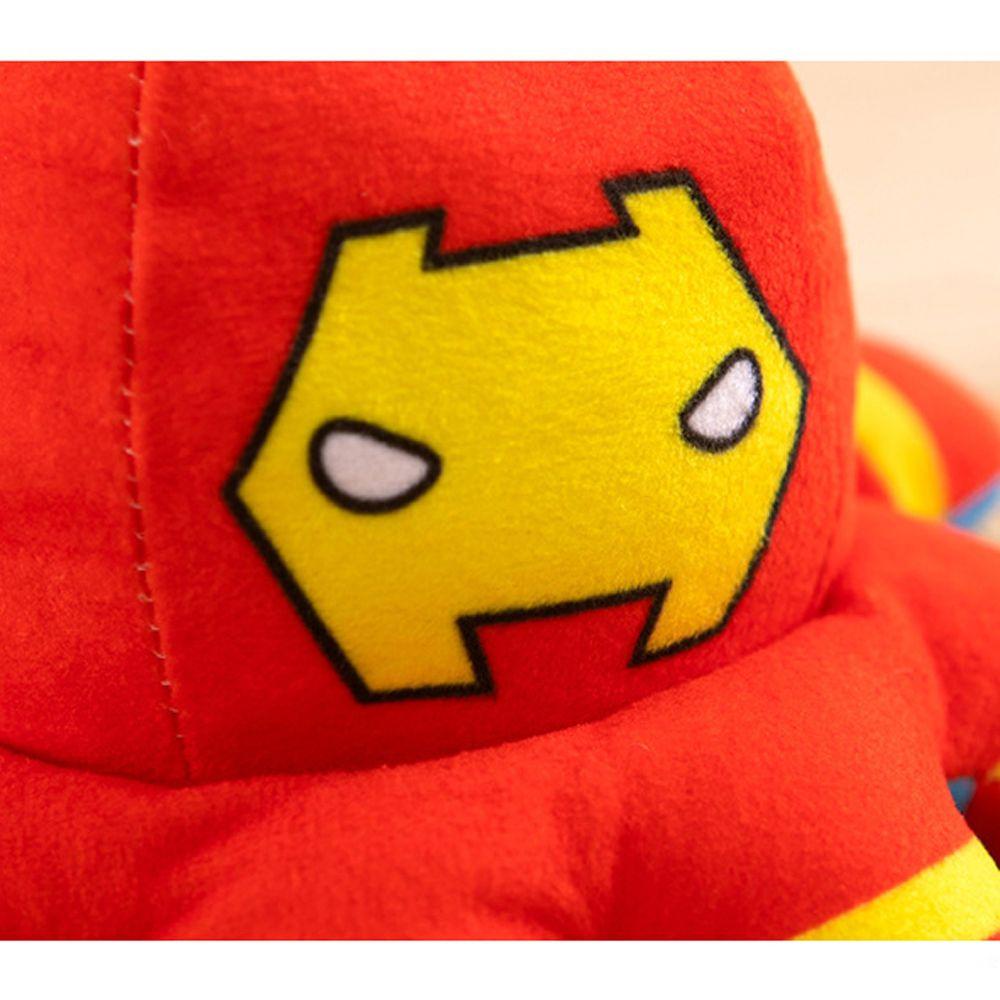 Lanfy Flip Plush Toy Mainan Anak Lucu Iron Man Boneka Kartun Kapten Amerika Hulk Gurita Boneka Mainan