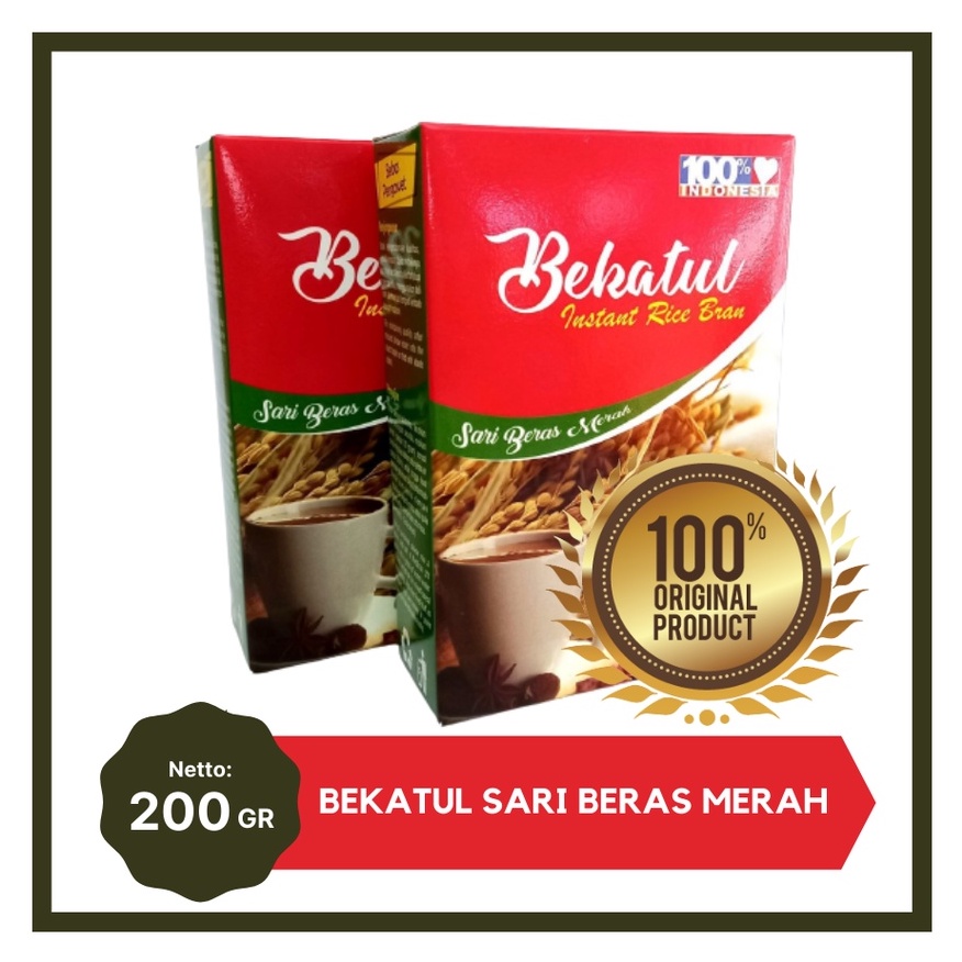 

BEKATUL SARI BERAS MERAH RICE BRAN / BEKATUL ORGANIK 200GR