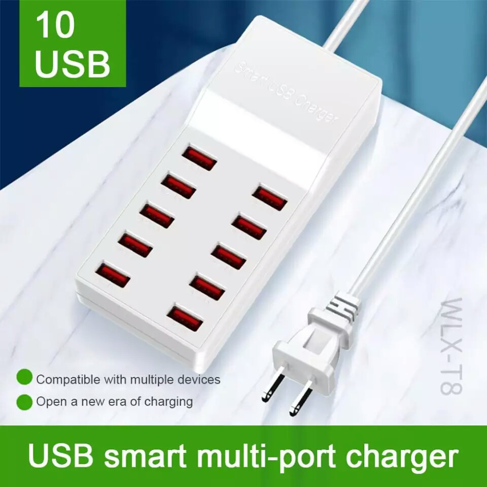 CHARGER USB 10 PORT QUICK 3.0 FAST CHARGE 50W PD