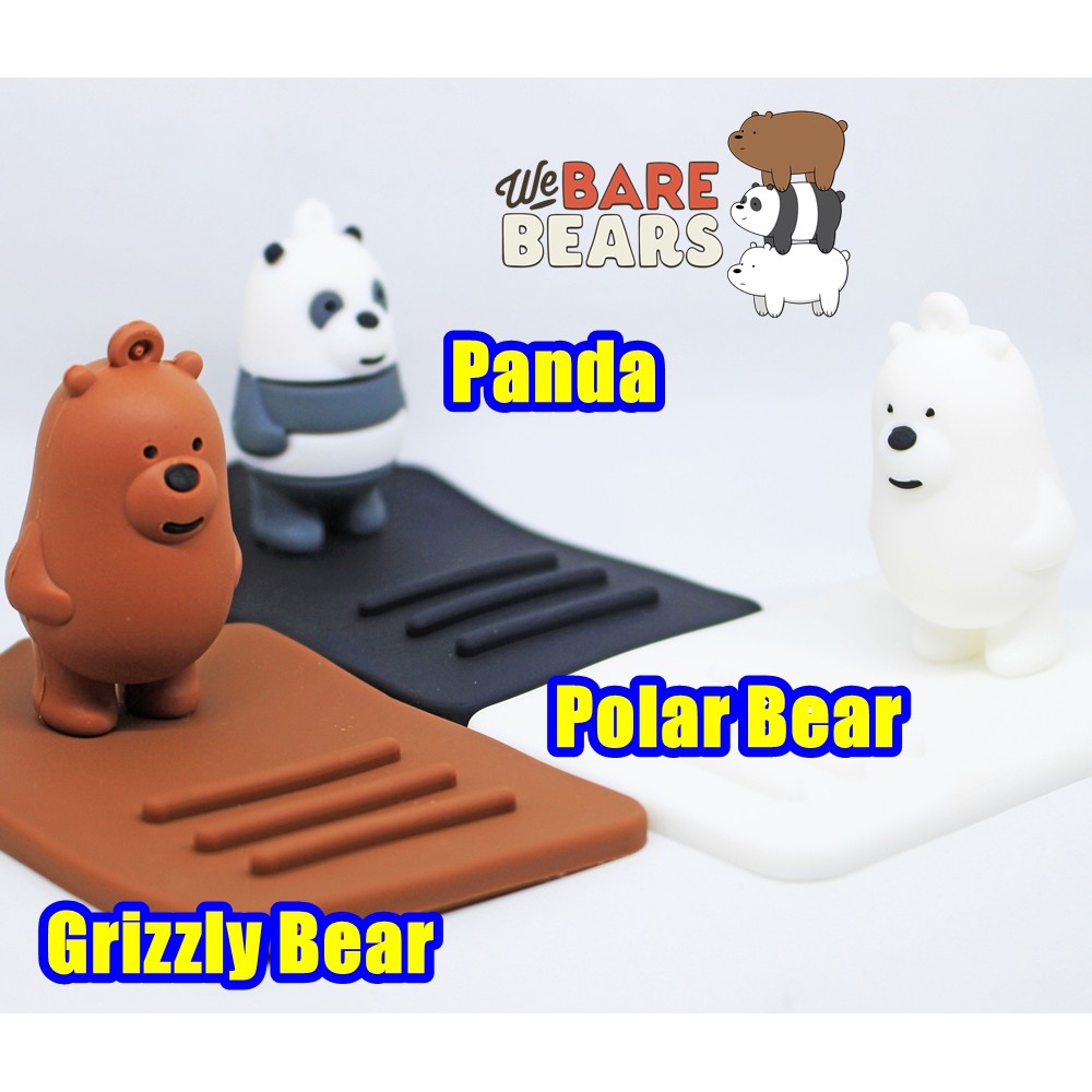 Mobile Stand Holder Beruang Dock Dudukan Penyangga HP Universal Panda Bear Polar Grizzly