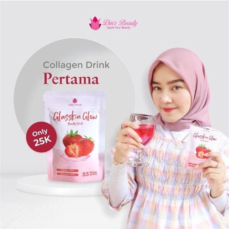 GLASKIN DY DINZ BEAUTY MINUMAN COLLAGEN MEMUTIHKAN MENCERAHKAN MENGHALUSKAN KULIT