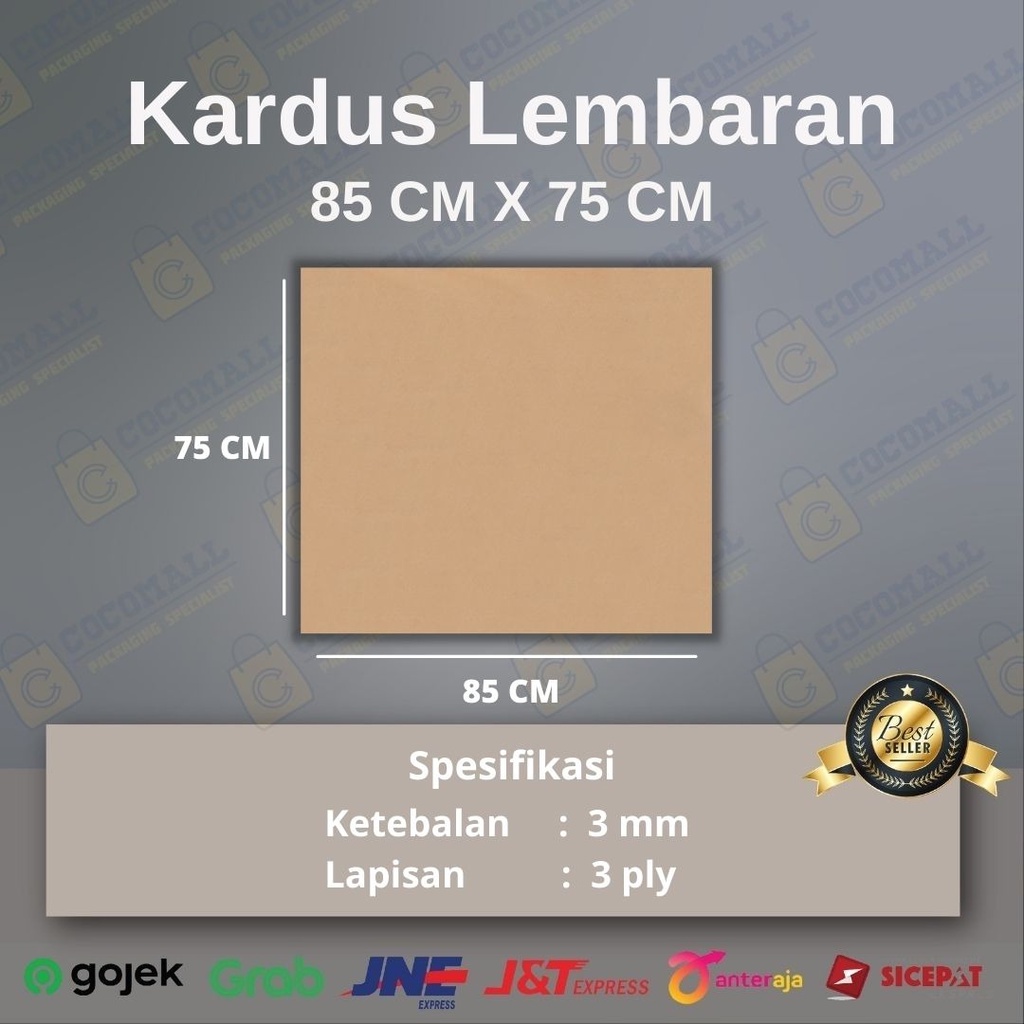 Jual Kardus Karton Lembaran X Cm Lembaran Sheet Packing Shopee