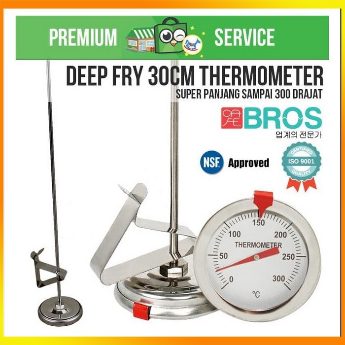 

MS - Thermometer Minyak Goreng Ayam Deep Fry Oil termometer 30 Panjang