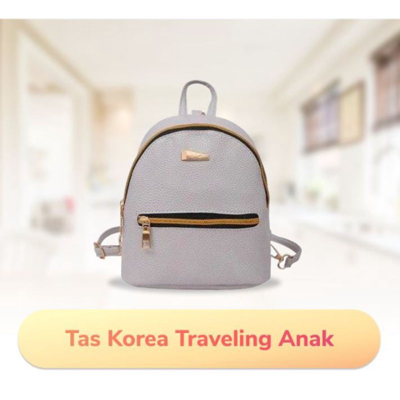 Tas Korea Traveling Anak/Tas Ransel Anak