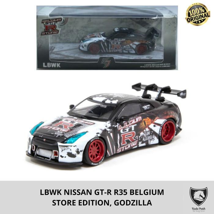 Kj Miniatures 1/64 Lbwk Nissan Gtr R35 Belgium Gtr Godzilla By Eastern