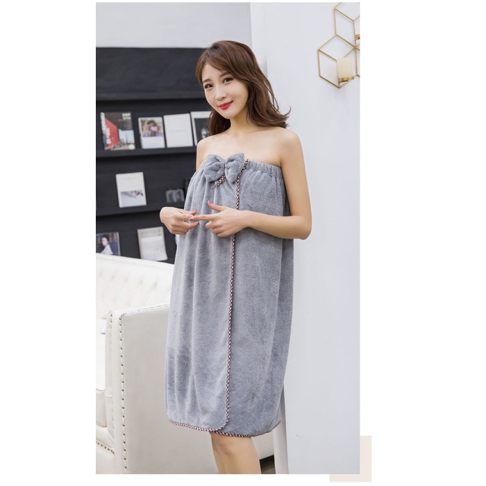 Kemben Handuk / Wearable Bath Towel Halus Menyerap Air