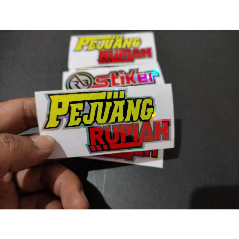 

Sticker pejuang rupiah cutting