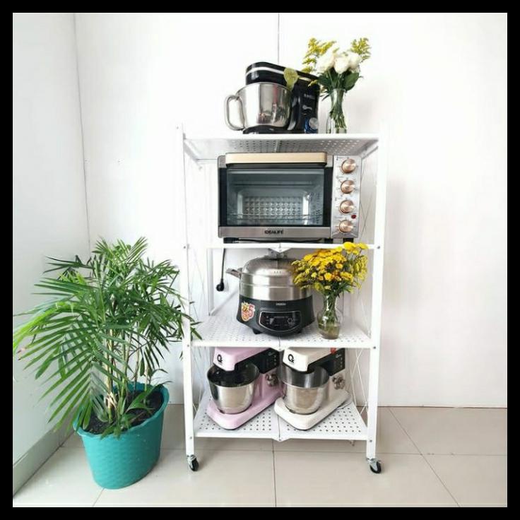 

BEST SELLER !!! RAK PENYIMPANAN SUSUN BESI 4 TRAY ( HANYA BISA JNE-JTR ) TERLARIS