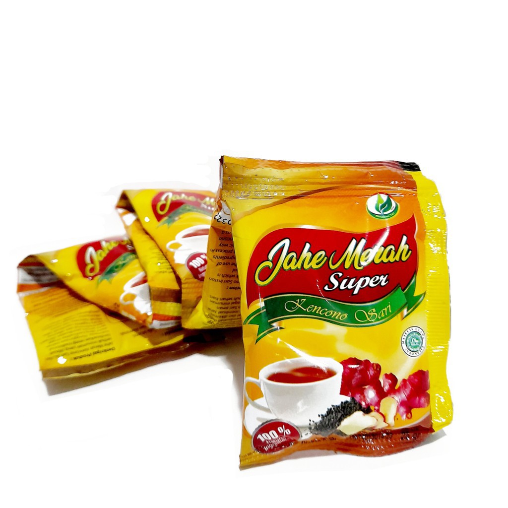 

Jahe Merah Super Kencono Sari Sachet Original Persacet