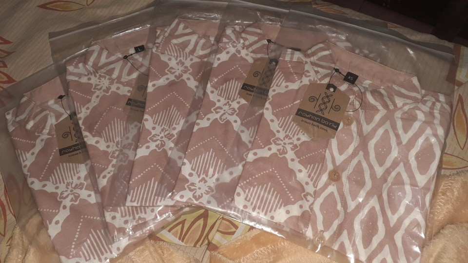 Kemeja Batik Anak Cream Series