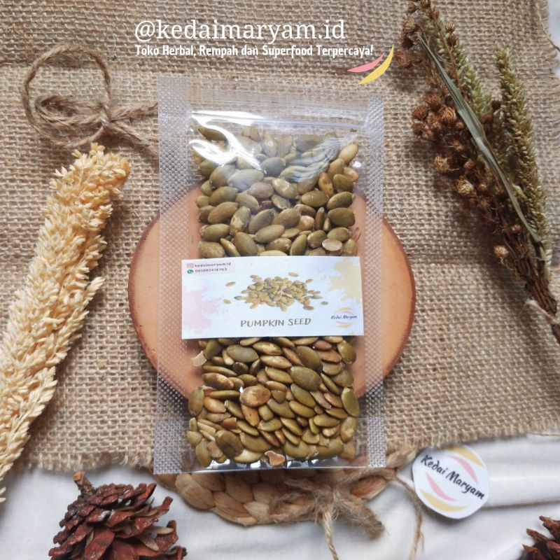 

Biji Labu Pumpkin Seed Panggang Pepita 50 Gram