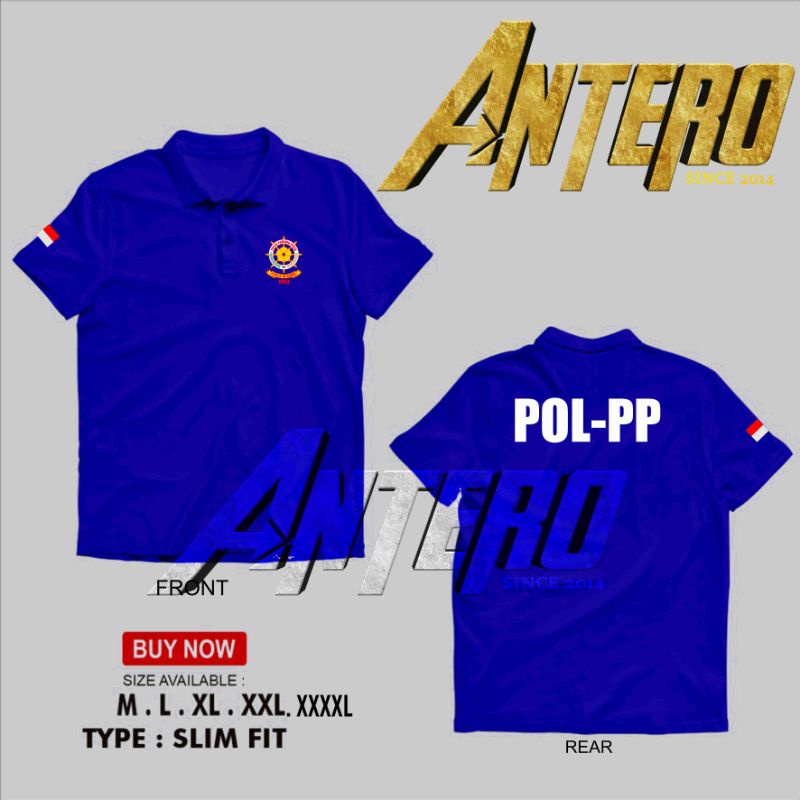 Kaos kerah polo shirt  satpol pp polisi pamong praja pol pp