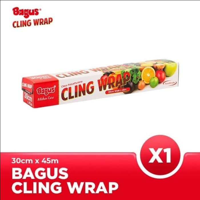 Bagus Cling Wrap Plastik Pembungkus Makanan 30 cm x 45 m