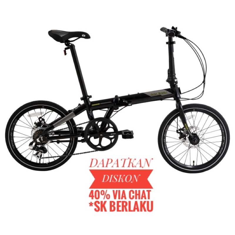 SEPERA LIPAT DAHON ION MADISON 20 INCH BLACK