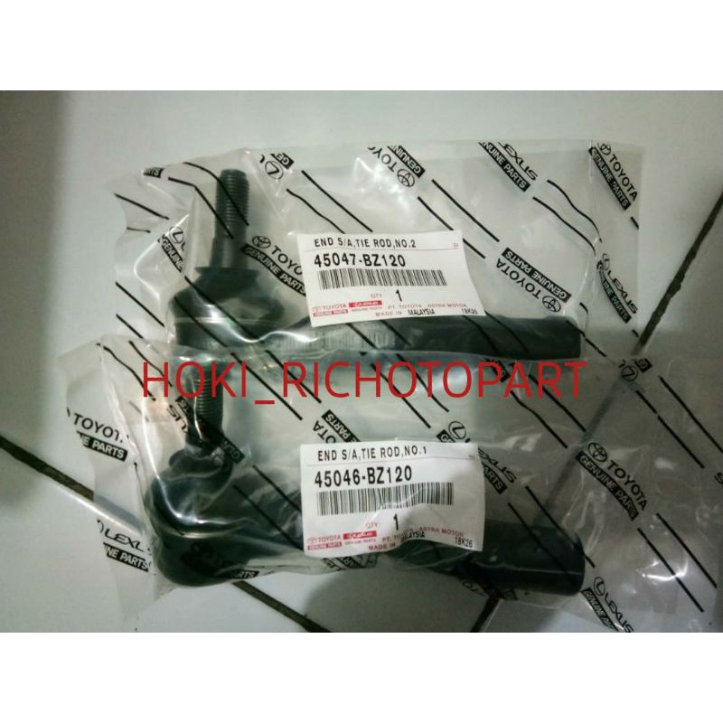 Tie road,rack end avanza ,xenia 45046-BZ120 dan 45047-BZ120 harga satuan 1pc